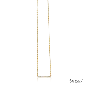 0.30ct Diamond Yellow Gold Necklace