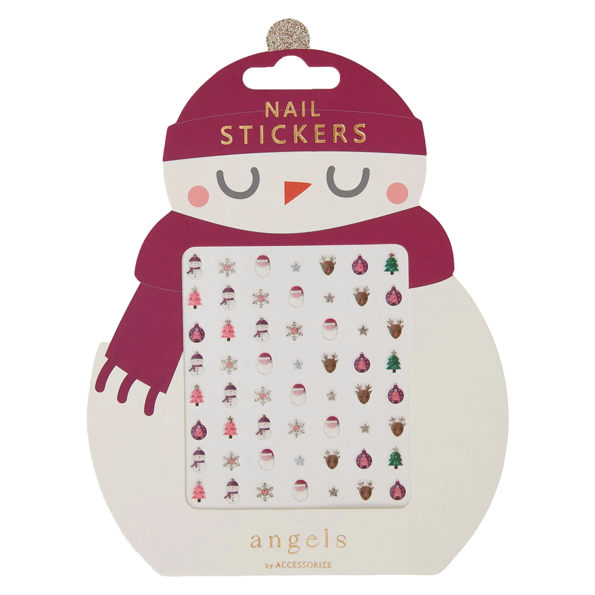 Accessorize London Girls Christmas Nail Stickers