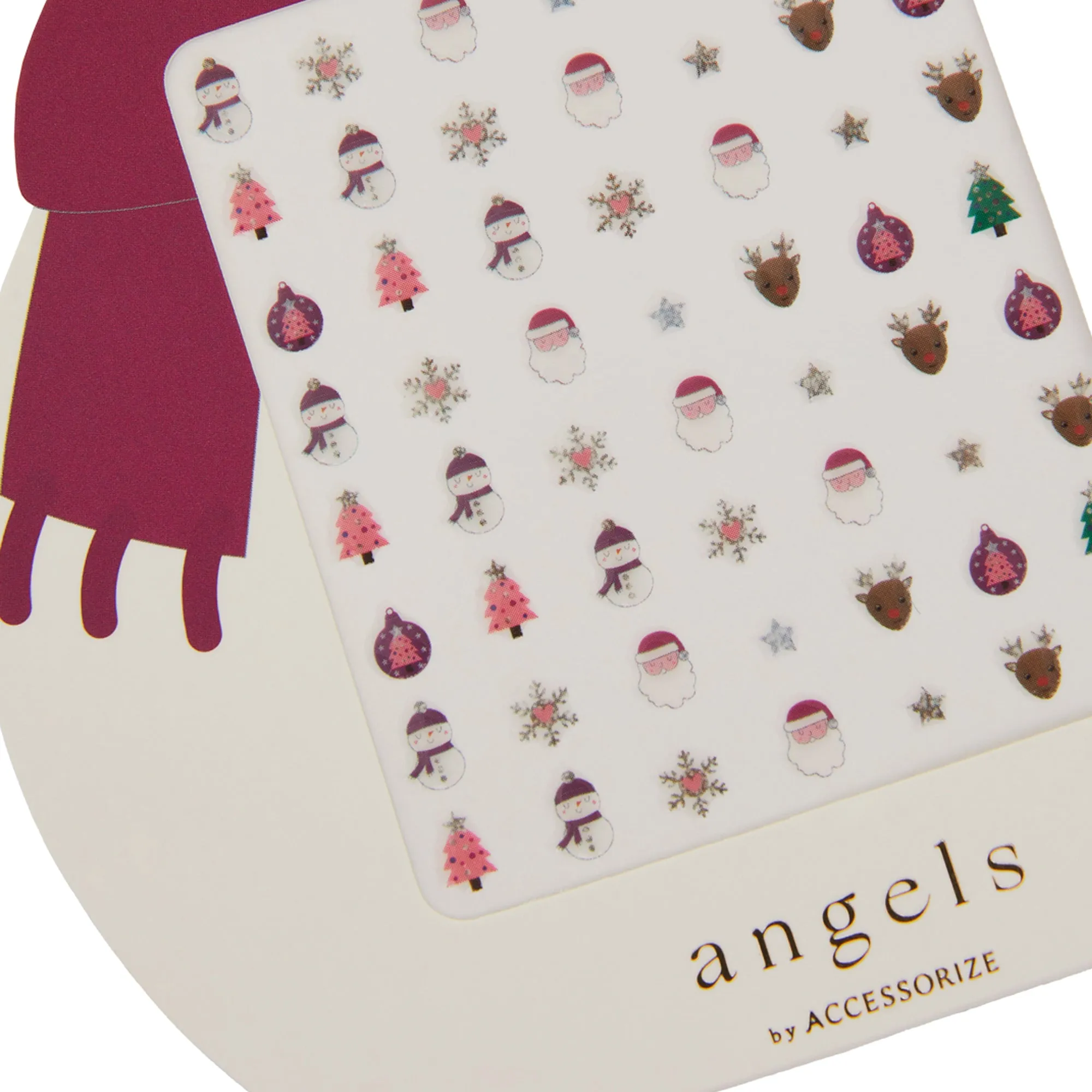 Accessorize London Girls Christmas Nail Stickers