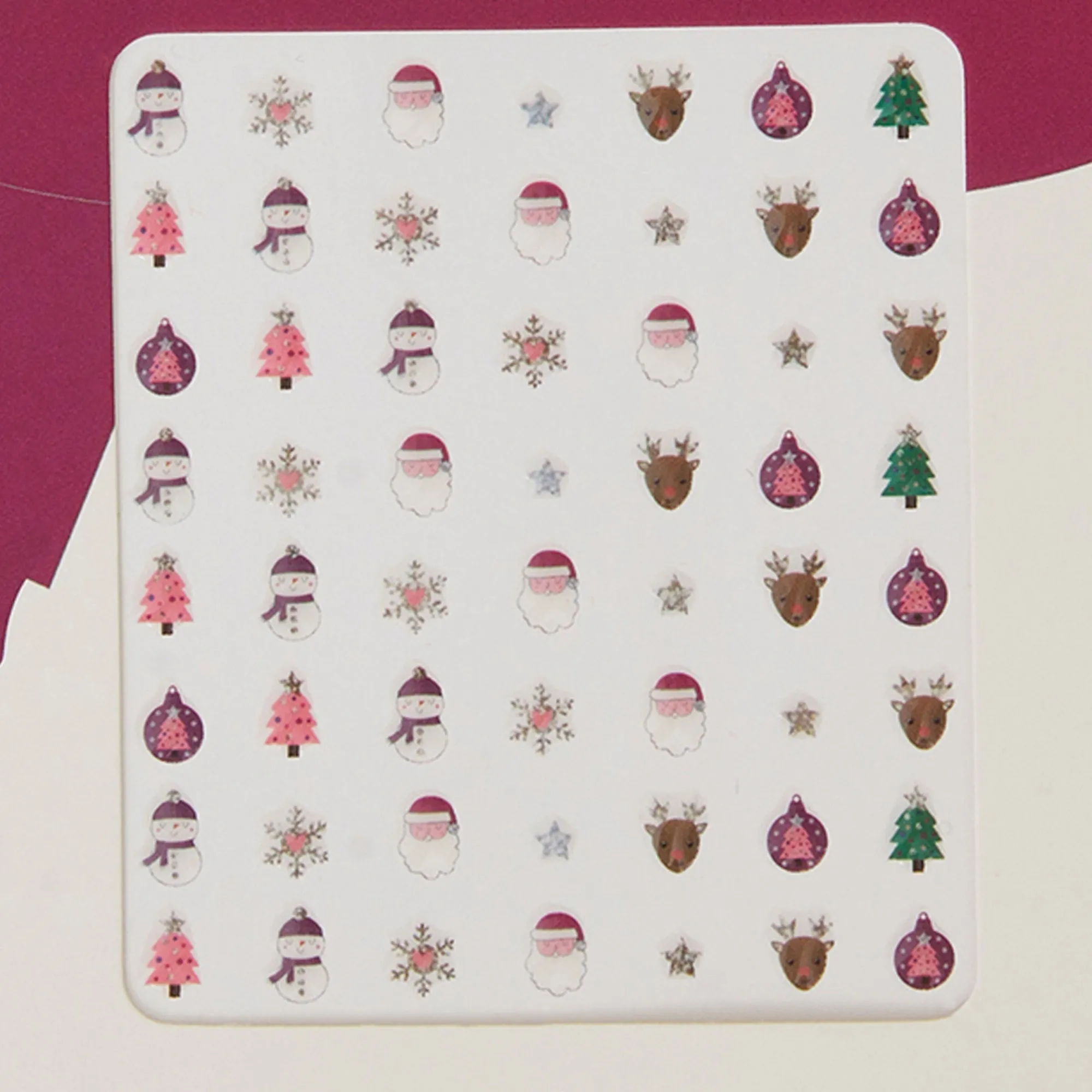 Accessorize London Girls Christmas Nail Stickers