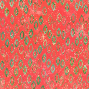 Artisan Batiks Holiday Moments - Ornaments Holiday Metallic Yardage