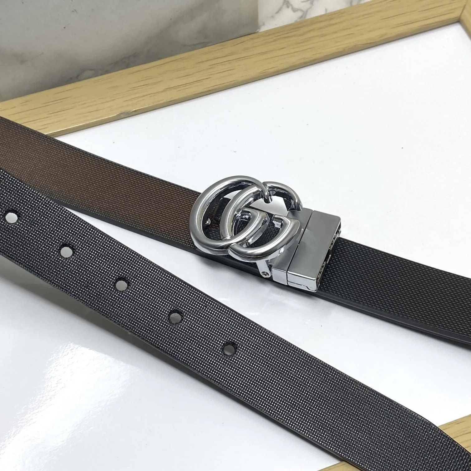 Classic Small GG Reversible Strap Belt -JonasParamount