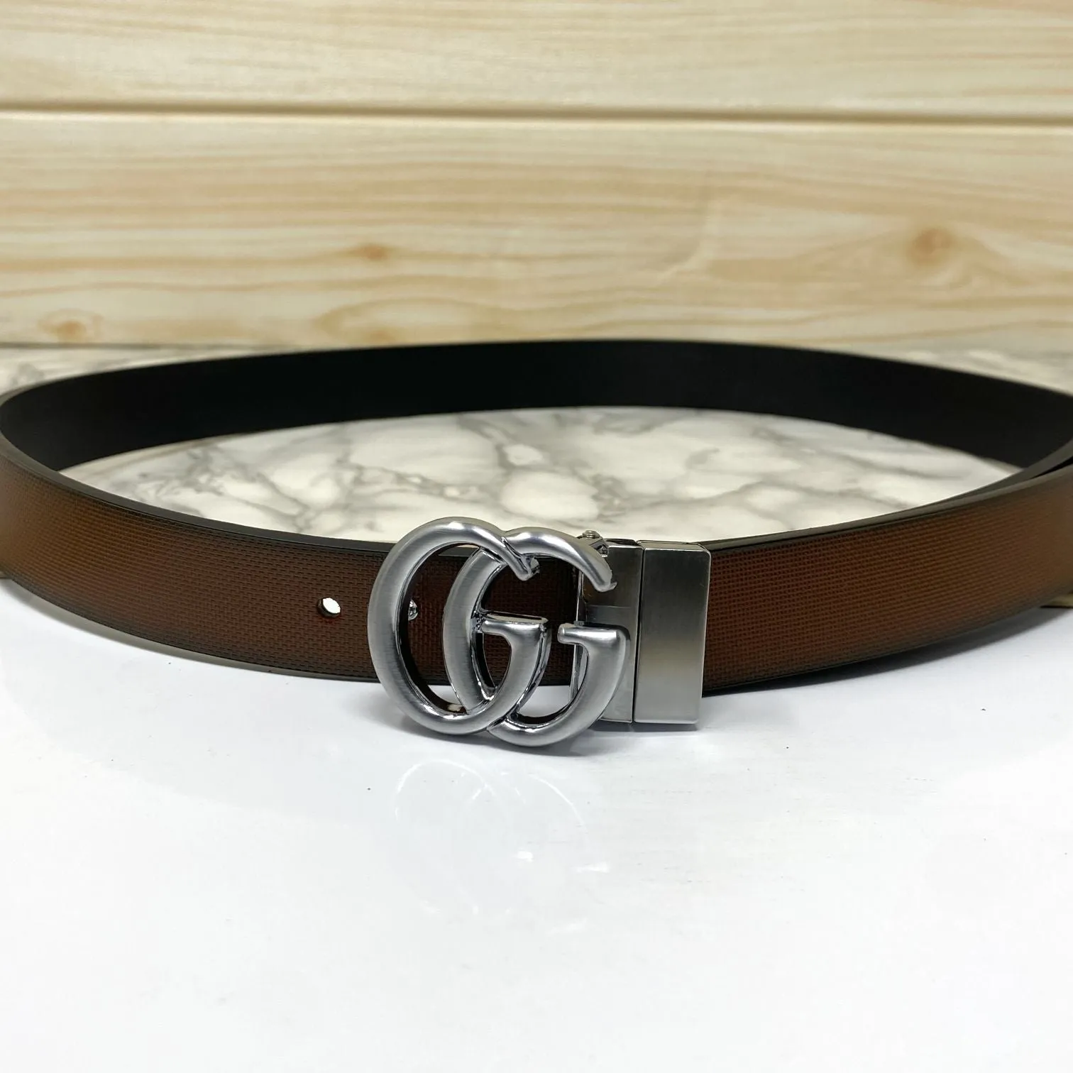 Classic Small GG Reversible Strap Belt -JonasParamount