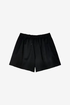 Furry Welt Pocket Flare Shorts