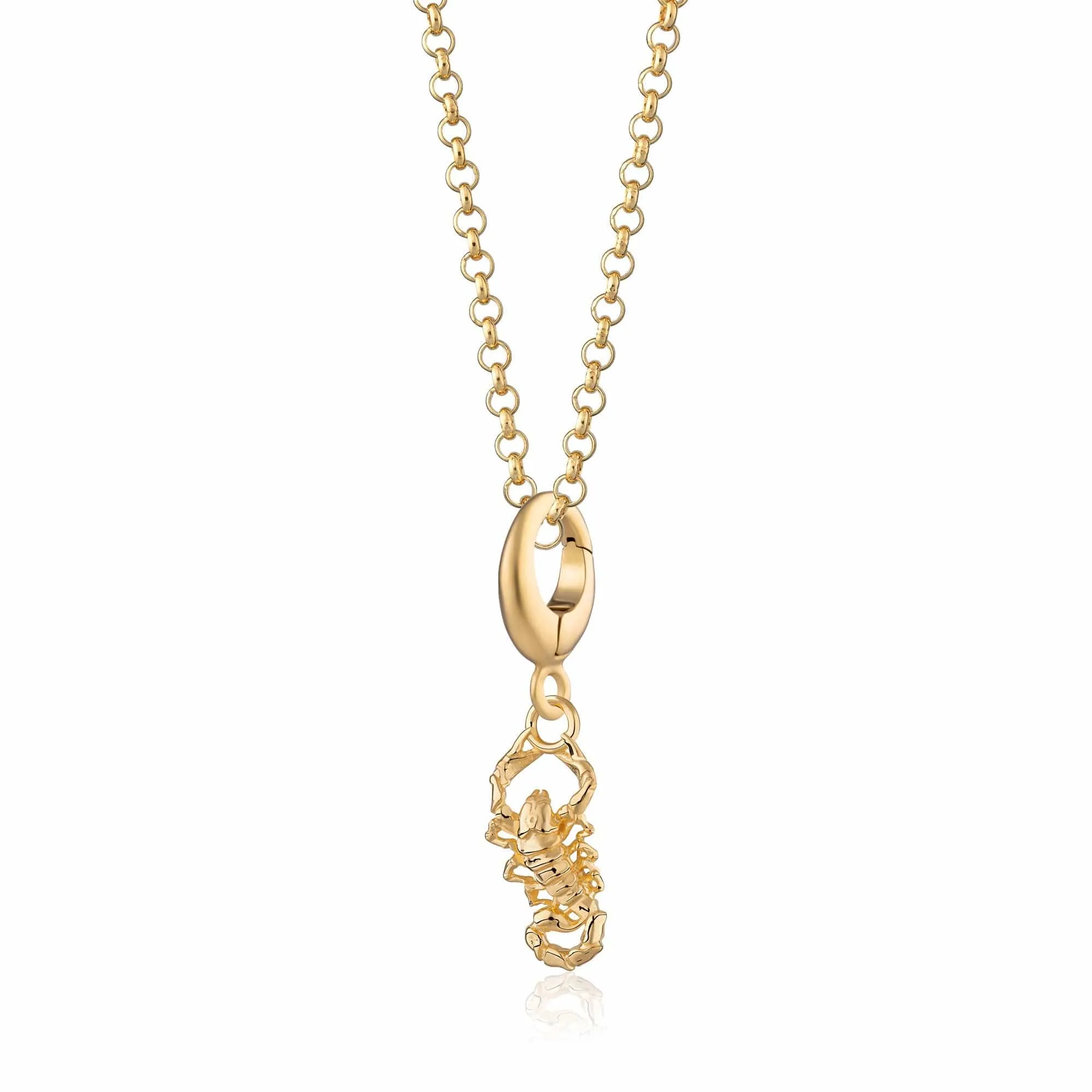 Gold Plated Scorpion Necklace