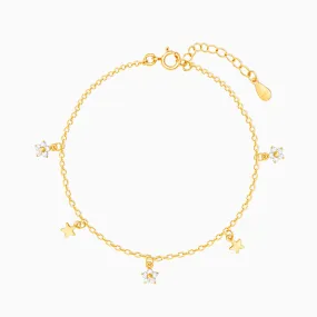 Golden Night Star Bracelet