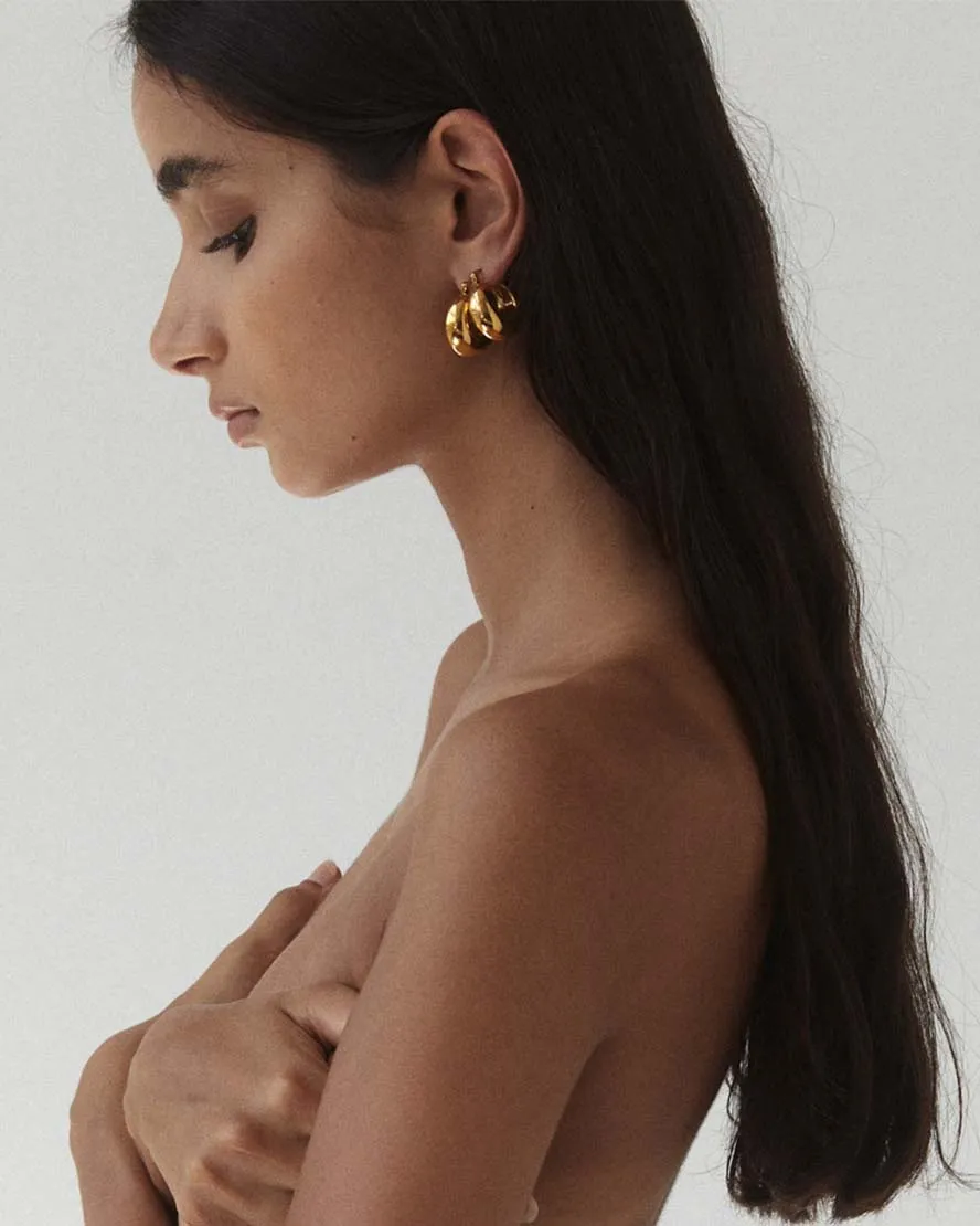 Jayla Earrings in Gold