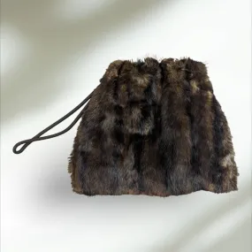 Murray Kaufman Mink Muff w Zippered Purse Insert