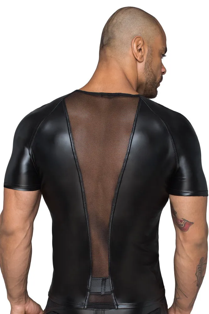 Noir Handmade Mens Wetlook Shirt