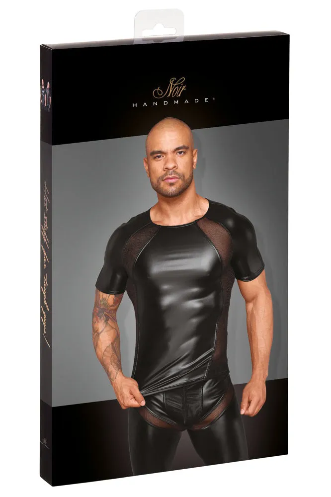 Noir Handmade Mens Wetlook Shirt