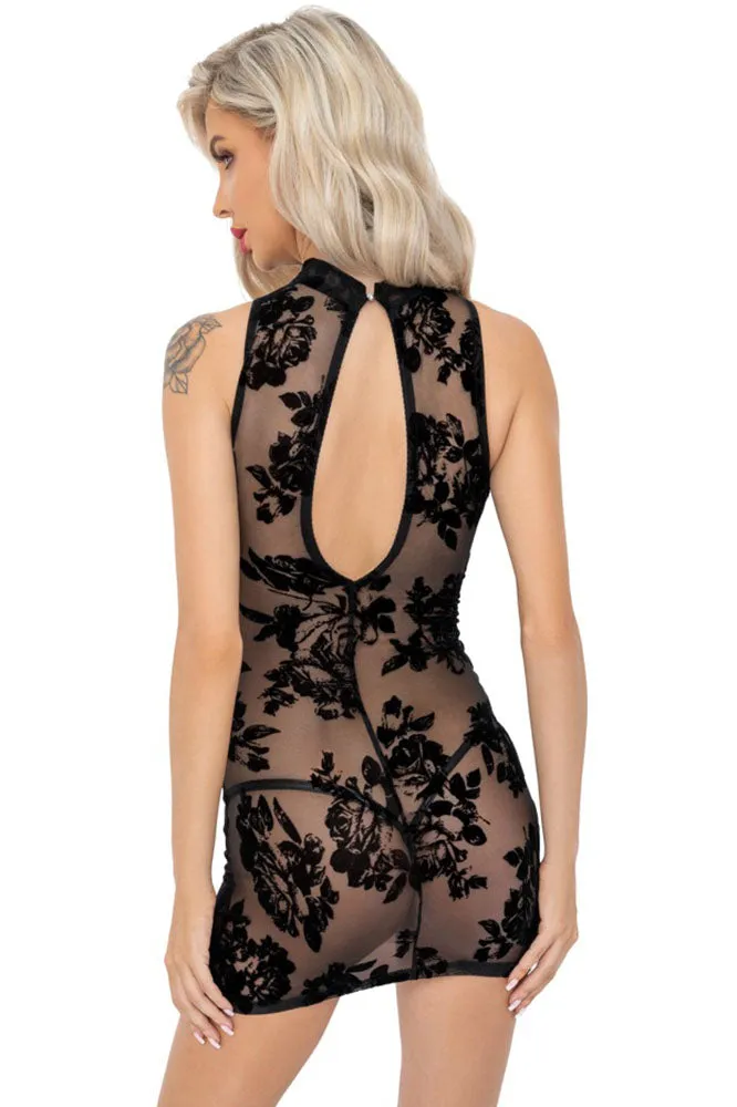 Noir Handmade Short Mesh Dress