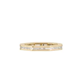 Oblique Diamond Eternity Band