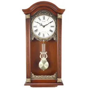 Rhythm Wooden Pendulum Decorative Wall Clock CMJ524NR06