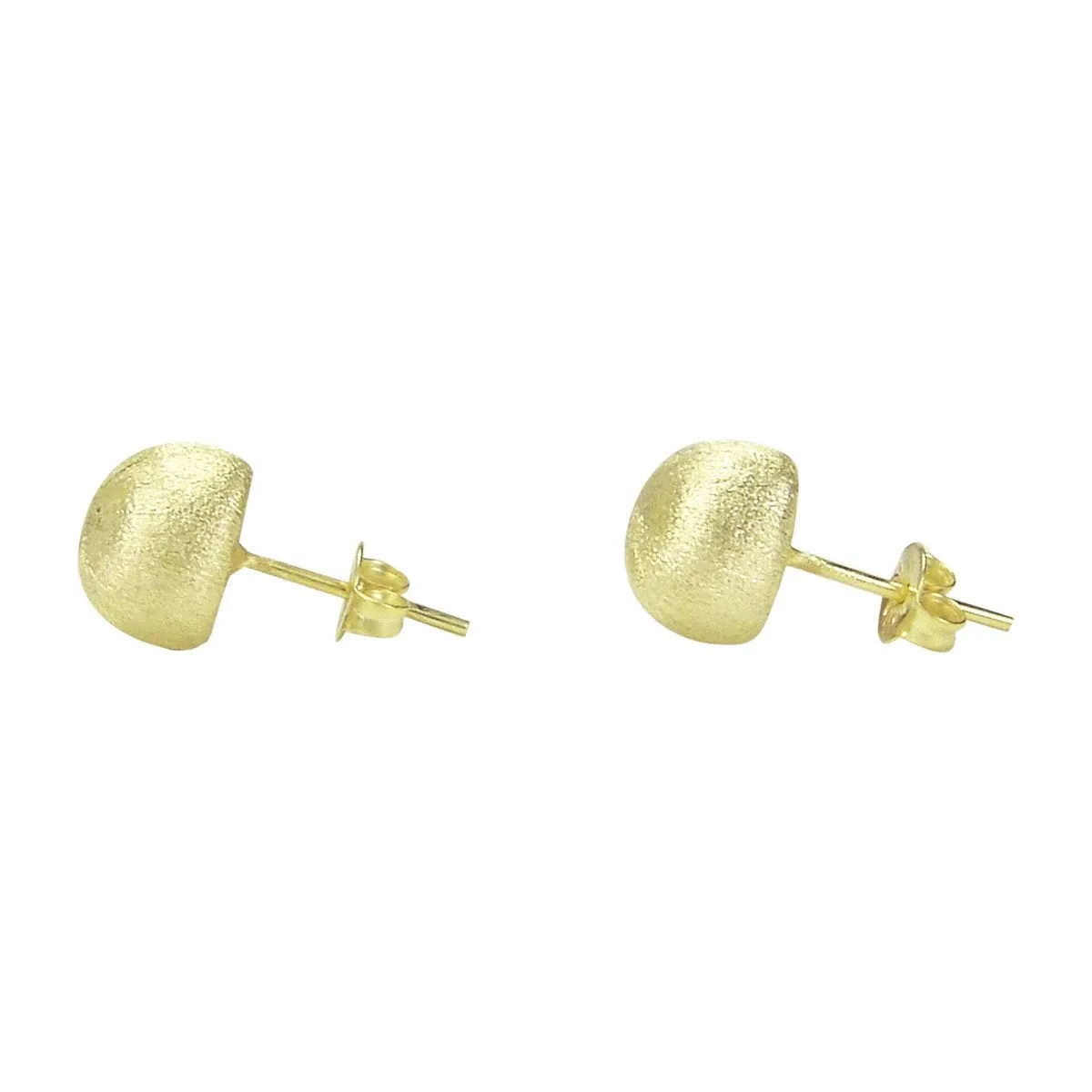 Sheila Fajl Lilou Ball Stud Earrings in Brush Gold