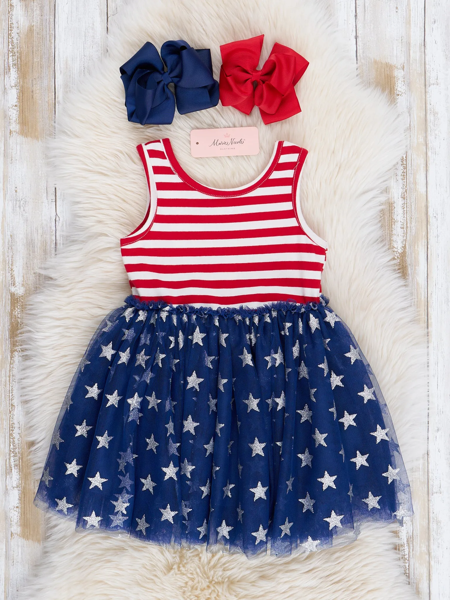 Stars & Stripes Tulle Dress