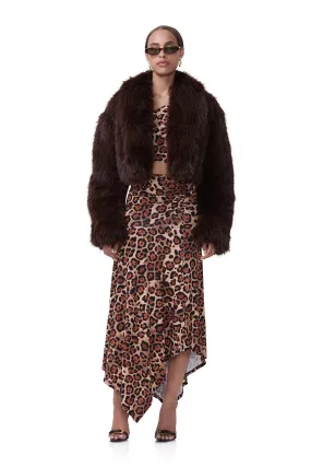 Stephanie Fur Jacket - Java